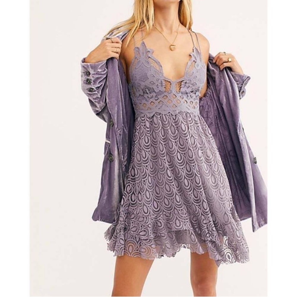 Free People Purple Dress